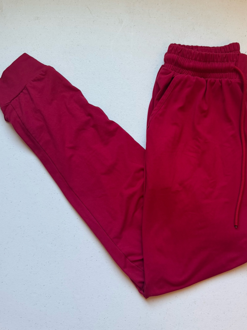 Women’s Red Jogger Pants | S